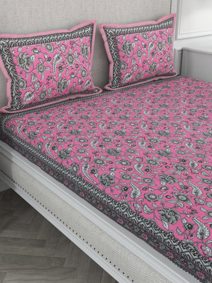 Carissma Pink Black (Puusa - 6) 108 X 108 INCHES