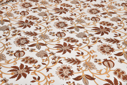 Cognac Brown (Comfort Line - 9) 90 X 105 INCHES