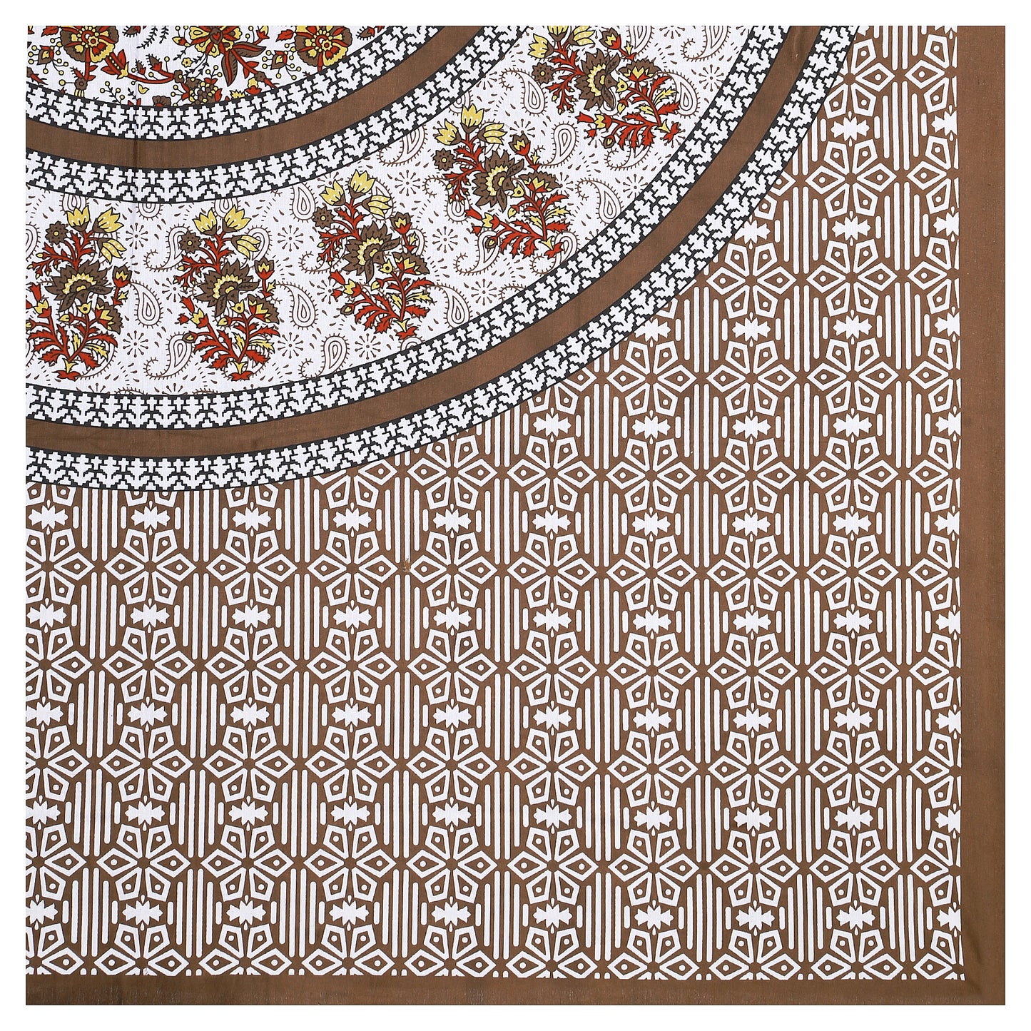 Jambalaya Brown (Jeewan - 3) 60 X 90 INCHES