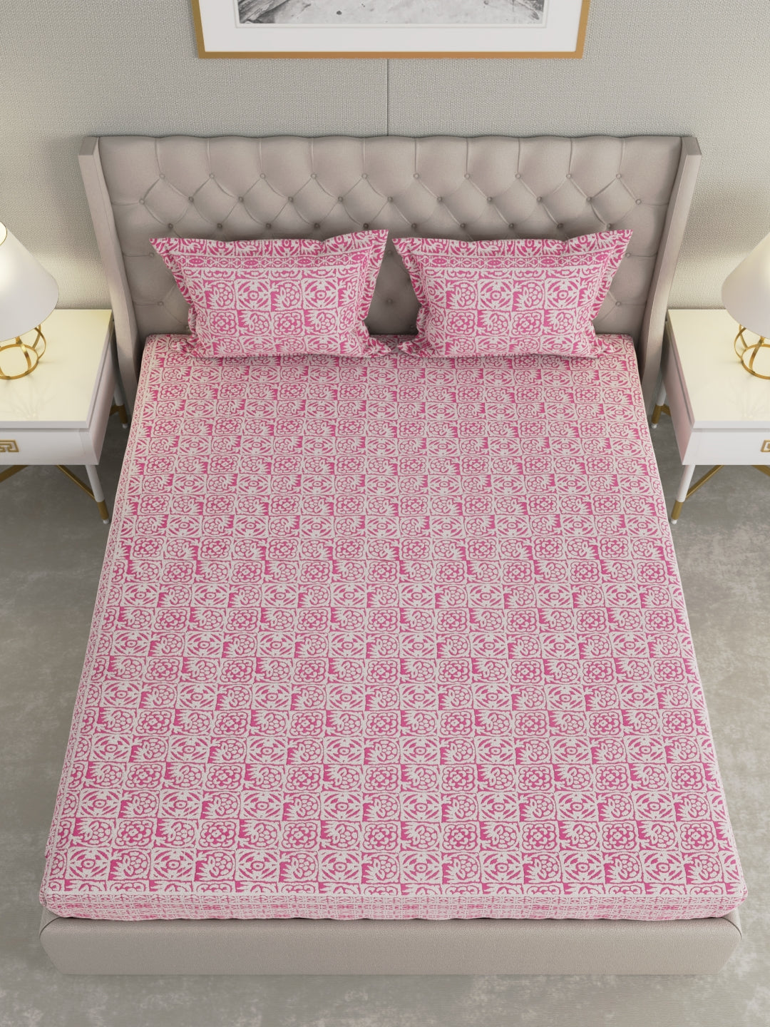 Mulberry Pink (Apsara - 9) 93 X 108 INCHES