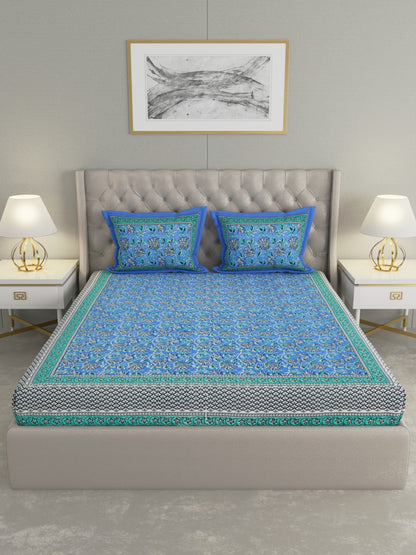 Picton Blue (Apsara - 15) 93 X 108 INCHES